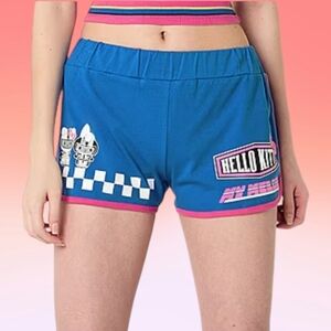 Nwt Hello Kitty by San Rio Blue Lounge Shorts Sz XL